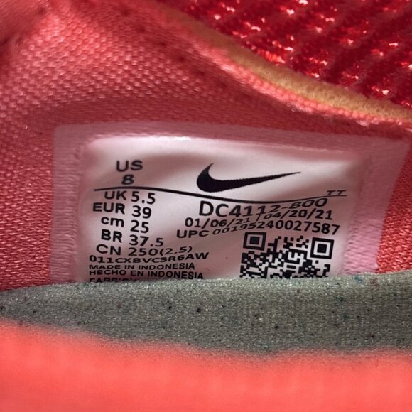 Nike Air VaporMax Flyknit Magic Ember Running Shoes DC4112-800 Women’s Size 8 US - Picture 9 of 9